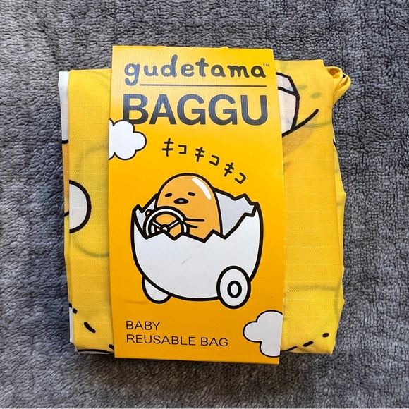 BAGGU Handbags - NEW BAGGU Bag Sanrio Characters Baby Baggu Gudetama Japan Limited Original